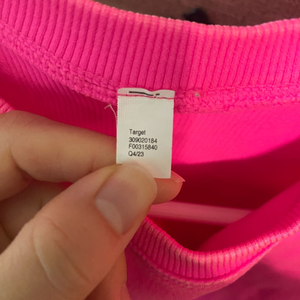 Target Hot Pink Ribbed Top - Picture 2 of 2